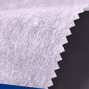 100% polyester adhésif fusible non tissé entoilage tissu rouleau entoilage production - Product Image 6