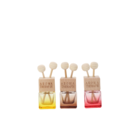 Ensemble de flacons diffuseurs pendentifs, cosmétiques rechargeables, projecteur sous vide, décoration pour diffuseur de luxe scellé au liège, diffuseur d'air pour voiture 2024