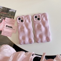 Coque de téléphone en TPU souple avec design à bulles 3D pour iPhone 11 12 13 14 Pro Max, coque robuste et antichoc