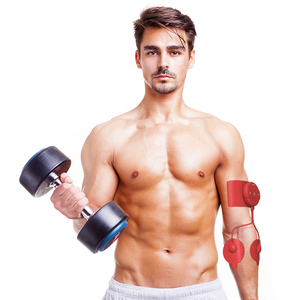 Máquina electrónica de pulso <span class=keywords><strong>TENS</strong></span>, masaje de tejido profundo para piernas, abdominales, espalda, cadera y pies, aplicación corporal - Product Image 1