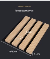 Panneaux acoustiques en MDF pour studios d'enregistrement, salles de musique - Isolation phonique, absorption acoustique, décoration murale, fabriqués en Chine continentale