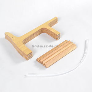 Cesta Mecedora de Madera Natural para Bebé con Soporte - Product Image 6