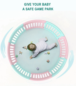 Seguridad fácil Asamblea respetuoso del medio ambiente de los niños cerca de plástico bebé interior rosa <span class=keywords><strong>Parque</strong></span> - Product Image 4