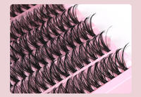 Extensions de cils en grappes 20D à volume intense pour auto-greffe DIY