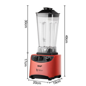 Licuadora Eléctrica de Acero Inoxidable, Licuadora Eléctrica de Alta Potencia, Fácil de Limpiar, Licuadora para Smoothies - Product Image 6