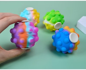 Nouveau produit phare : Balle à bulles en silicone 3D anti-stress, Gyro de doigt rotatif et jeux de pression - Product Image 3