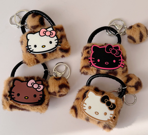 Porte-clés et pendentif de sac à dos en forme de mini-<span class=keywords><strong>balle</strong></span> chaton en peluche, frais et mignon - Product Image 5