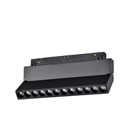 Projecteurs sur rail intelligents 48V à LED COB modernes en aluminium, à fixation magnétique intégrée, 6W/11W, pliables, avec grille magnétique