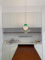 XCP64246 Lustre en métal design moderne Suspension colorée en forme de fleur pour l'éclairage intérieur de la maison