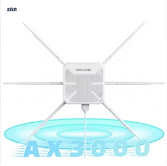 Far Waterproof Outdoor WiFi 6 AX 3000M Wireless AP Mesh Router 2.4G 5G Dual Band WiFi 6 Extender Wavlink WN588HX3 Access Point