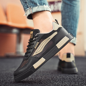 Chaussures de skate pour hommes de luxe, design OEM, maille creuse, fines, respirantes, résistantes aux odeurs, baskets de sport tendance - Product Image 4