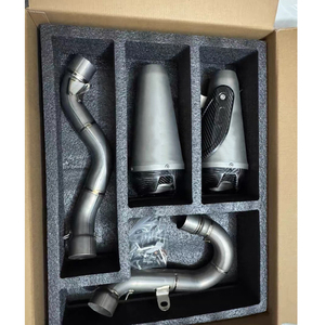 Sistema di Scarico per Moto con Tubo Centrale in Lega di Titanio e Silenziatore in Carbonio per <span class=keywords><strong>Ducati</strong></span> Panigale Streetfighter V4 - Product Image 4