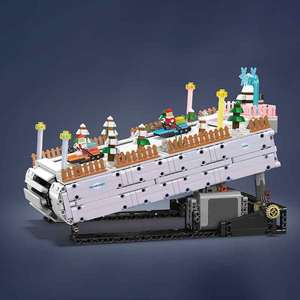 Mould King 10158 Ski Resort modelo ladrillos juguetes juego juguetes técnicos entretenimiento MOC bloques de construcción para niños - Product Image 5