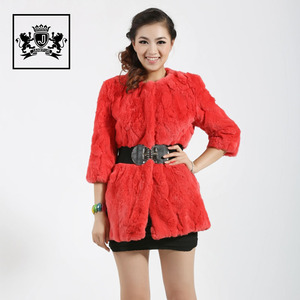 Mode <span class=keywords><strong>noir</strong></span> rex manteau de fourrure de lapin <span class=keywords><strong>pas</strong></span> <span class=keywords><strong>cher</strong></span> femmes hiver chaud manteau de fourrure - Product Image 5