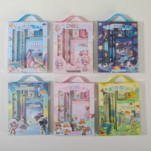 Lindos Artículos Escolares de Dibujos Animados, Lápiz, Regla, Borrador, Regreso a Clases, Juego de Papelería Kawaii para Niños - Product Image 6