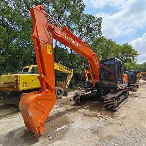 Excavadora de cadenas de segunda mano ZX120 de 12 toneladas, bajo precio, marca Hitachi, excavadora japonesa original en buen estado. - Product Image 3