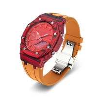 Accessoires Bracelet de luxe en fibre de carbone de 5e génération Boîtier de montre G Shock Bracelet de montre pour Ga2100