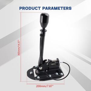 Aosu Nouveau pour E30 E36 E46 E8X E9X Boîtier de levier de vitesses de course en aluminium forgé, kit de boîte de vitesses haute performance à montage direct par vis, approvisionnement en gros HB030-BK - Product Image 6