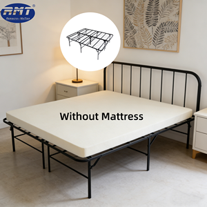 Lit King-size en métal, <span class=keywords><strong>type</strong></span> plateforme, mobilier <span class=keywords><strong>de</strong></span> chambre à coucher, vente chaude par les fabricants - Product Image 1