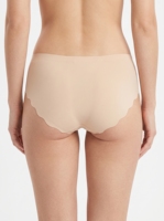 Precio de Fábrica al por Mayor, Bragas Personalizadas Delgadas de Cintura Media, Sin Costuras, Transpirables, con Corte Ondulado, Invisibles, para Uso Diario de Mujeres