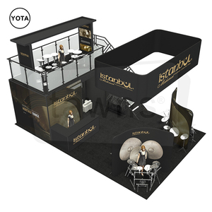 Tawns 20x30ft Trọng lượng nhẹ nhôm ống khung di động tái sử dụng tradeshow gian hàng với dễ dàng thiết lập căng thẳng vải Kệ hiển thị đứng - Product Image 2