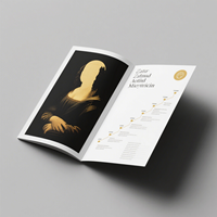 Impression de dépliant personnalisé direct d'usine, livret de brochure de haute qualité