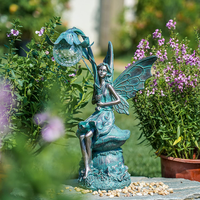 Produits en promotion : Statues de fées extérieures personnalisées en résine, faites à la main, décorations de jardin personnalisées, sculptures, vente en gros
