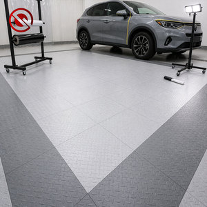 Collection <span class=keywords><strong>de</strong></span> dalles <span class=keywords><strong>de</strong></span> <span class=keywords><strong>sol</strong></span> emboîtables en plastique PP modulaires DingQiao pour ateliers automobiles et véhicules utilitaires - Product Image 1