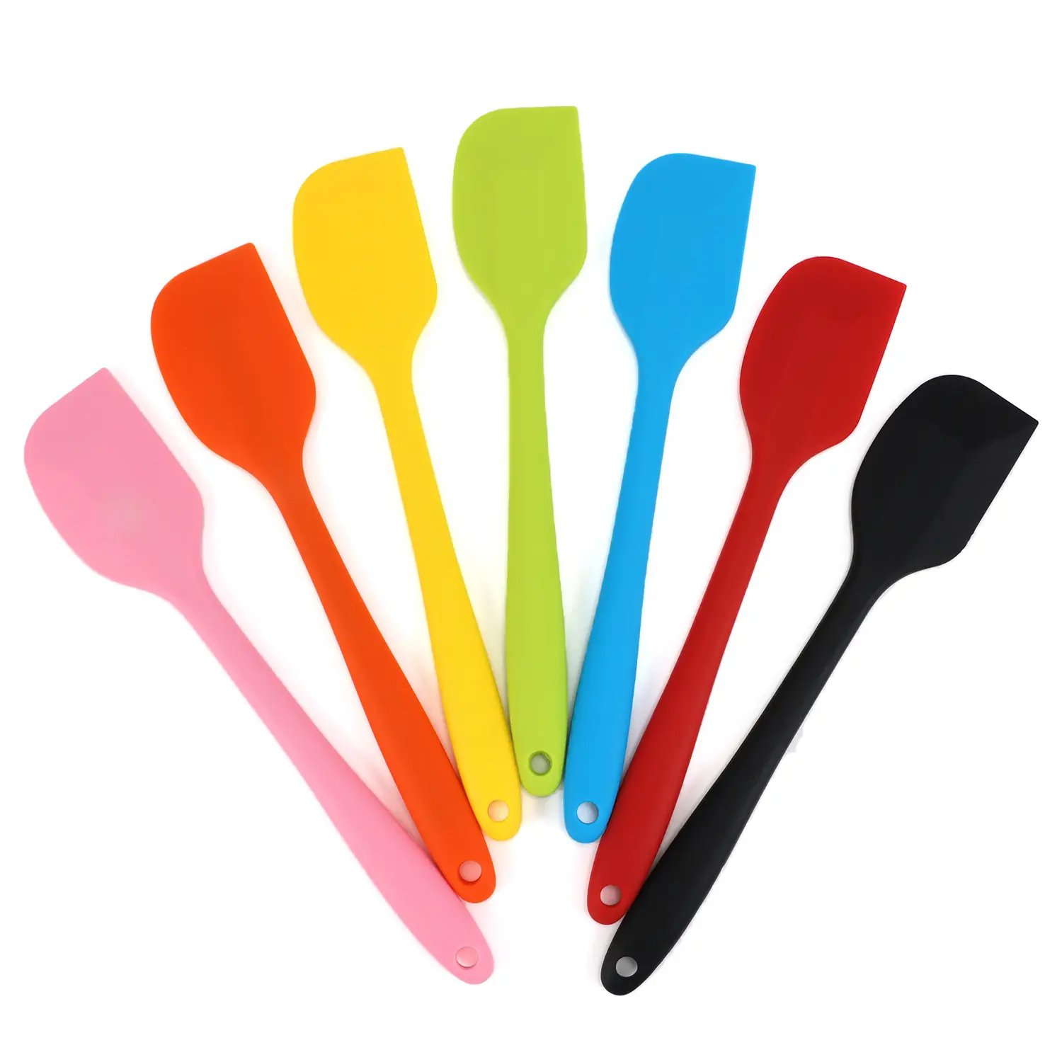 Heat Resistant pink color large/small size Silicone Spatula kitchen tool for baking