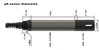 IOT-485-pH en acier inoxydable Shell instruments bante capteur de ph de l'eau surveillance ia