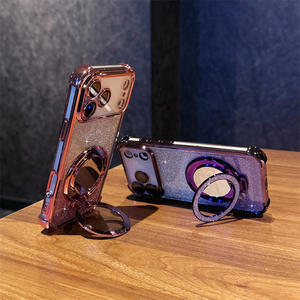 <span class=keywords><strong>Precio</strong></span> más bajo Glitter Mirror Case Magnetic para <span class=keywords><strong>iPhone</strong></span> 17 Air 17 16 15 14 Pro Max Bling Contraportada a prueba de golpes con soporte - Product Image 2