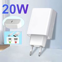 Chargeur mural portable 25W 20W Type-C QC3.0 PD rapide pour Android, prise AU/EU, certifié SAA