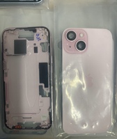 Remplacement complet du boîtier arrière d'origine pour iphone 15 plus boîtier de téléphone portable usagé couvercle de batterie porte couvercle arrière châssis