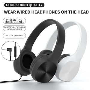 Youngrun Y891 Großhandel OEM Benutzerdefiniertes Logo Kabelgebundene Kopfhörer 3,5mm Stecker Schüler-Headset für die Schule - Product Image 5