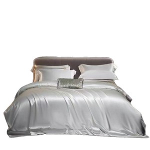Mulberry Silk Four Piece <b>Bedding</b> <b>Set</b> 19 40 Momme Solid Color Antibacterial Home Use Winter 2025 - Product Image 4