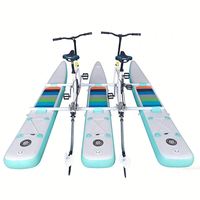 Bateau flottant plat de style SUP à deux places, cadre en aluminium, PVC double couche, pour la mer, rangement facile, de Chine, Lumark