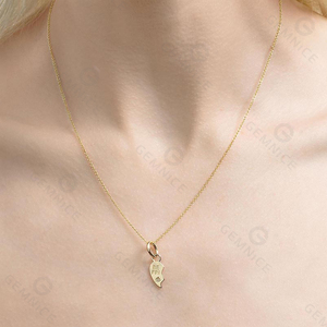 Gemnel 925 Silver 18K Gold Plated <strong>Best</strong> Friends Heart Pendant Set <strong>Necklace</strong> Women - Product Image 5