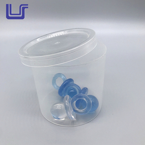 명확한 플라스틱 둥근 모양 사탕 콘테이너, 플라스틱 과자 콘테이너, 소형 원형 플라스틱 콘테이너 - Product Image 2