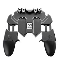 Manette AK66 pour PUBG, Gamepad Six Doigts avec Gâchettes L1 R1 et Joystick pour PUBG et Free Fire