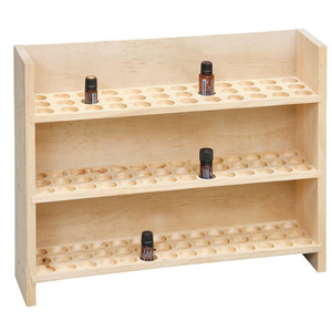Présentoir en bois à comptoir en bois, pour bouteilles d'huiles essentielles, support à étagères, 1 pièce - Product Image 6