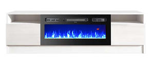 <span class=keywords><strong>Cheminée</strong></span> électrique moderne de luxe avec effet de flamme réaliste multicolore et support TV pour salon - Product Image 4