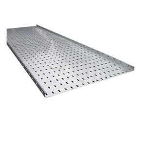 Plateau de câblage perforé en acier inoxydable SS304 avec construction robuste et finition résistante à la corrosion pour un support de câbles fiable - Product Image 1