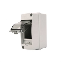 Boîtier de jonction électrique extérieur étanche IP65 à HT-2 voies ABS/PC Matériau de l'interrupteur Montage sur panneau Boîtier Instruments électroniques