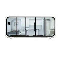 Villa Modulaire de 20 et 40 Pieds, Cabine Mobile Style Apple, Maison Préfabriquée, Bureau, Hôtel, Conteneur Mobile, Cabine de Luxe Type Apple, Maison