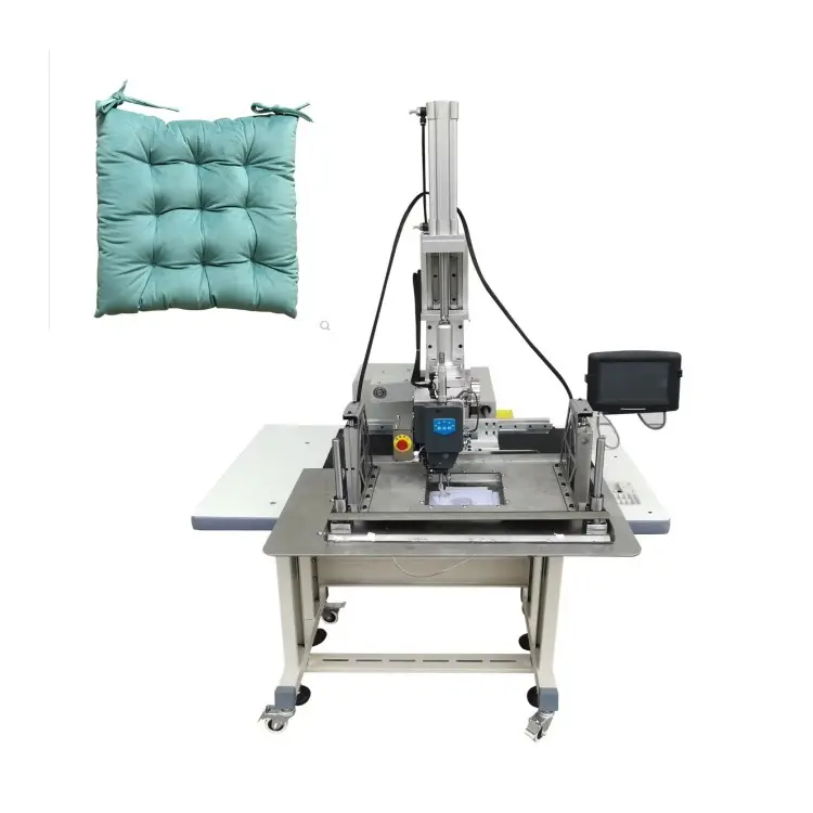 Máquina acolchadora automática de cuero para silla de coche/máquina de coser de cojín de sofá colcha de una sola aguja