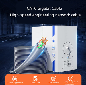 Nhà máy tùy chỉnh Cat6 Internet vá cáp CAT6 305m 1000ft UTP <span class=keywords><strong>SFTP</strong></span> tinh khiết đồng ngoài trời Cáp 23AWG không thấm nước lan Mạng Cáp - Product Image 6