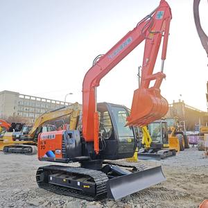 Б/у экскаватор Hitachi ZX60 с двигателем Isuzu, оригинальный мини-экскаватор без опорной рамы, гусеничный, для внутренних работ - Product Image 2