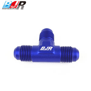 บล็อกเชื่อมต่อแบบสามทาง BJR Performance <span class=keywords><strong>ราคา</strong></span>โรงงาน ผลิตจากอะลูมิเนียม AN3 สีดำ-น้ำเงิน สำหรับน้ำมันเชื้อเพลิงและน้ำมันเครื่อง ใช้สำหรับรถแข่ง - Product Image 6