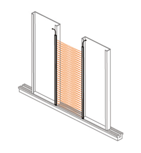 <span class=keywords><strong>Weco</strong></span> thang máy hệ thống cửa cảm biến ánh sáng Rèm cho thang máy an toàn - Product Image 5