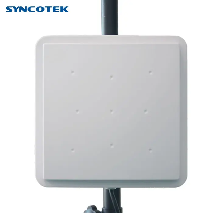 Syncotek-Sistema de Gestión de estacionamiento RS485 RJ45 8-15M, antena de largo alcance 8dbi RS232 Wiegand, lector UHF RFID